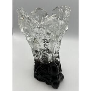 Vase Humppila Handmade Finland Signed Petti San Talant Art Glass Vintage